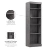 Bestar Pur 25 W Closet Organizer - Bark Grey|Organisateur de garde-robe Pur de Bestar de 25 po (L) - gris écorce