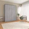 Bestar Claremont Queen Murphy Bed - Platinum Grey|Grand lit escamotable Claremont de Bestar - gris platine