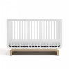 Storkcraft Santorini 5-In-1 Convertible Crib - White/Driftwood