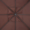 Outsunny 9.8' X 9.7' Square Gazebo Canopy Replacement Uv Protected Top Cover Sun Shade Orange|Outsunny 10' X 10' Remplacement De L'auvent Du Gazebo Carre Couvercle Superieur Protege Contre Les U