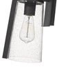 Portofino Collection Outdoor Wall Sconce - Black|Applique murale de la collection Portofino pour l'extérieur - noire