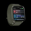 Garmin Venu X1 Moss Lightweight Smartwatch - Outdoor Tracker, Titanium Case, ComfortFit Band, Health Monitoring, Voice Commands, Music Storage