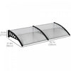 Outsunny Window Awning Door Canopy, Front Door Outdoor Patio Cover