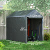 Outsunny 4 X 6ft Outdoor Storage Shed Tent For Motorcycle Bike Garden Tool|Outsunny Tente De Hangar De Stockage Exterieur 4x6 Pi Pour Outils De Jardin