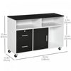 Homcom File Cabinet With 2 Lockable Drawers|Homcom Classeur Avec 2 Tiroirs Verrouillables