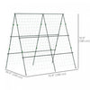 Outsunny Metal Tomato Cage With Net For Climbing Plants Vegetables, Green|Outsunny Cage A Tomates En Metal Avec Filet Pour Plantes Grimpantes, Vert