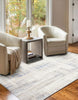 Quinn Blue Rug 8'0" x 10'0" | Tapis Contemporain/Moderne Quinn 8'0" x 10'0" en Bleu