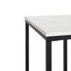 Quartz Two Square Nested Tables Marble Top | Quartz Tables Gigognes Carrees a Deux Plateaux en Marbre
