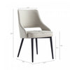 Tremont Modern 6-Piece Dining Chair Set in Stone Gray | Ensemble de 6 chaises de salle a manger Tremont Modern en gris pierre