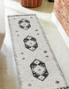 Lyra Contemporary 2'3" x 7'6" Runner Rug in Ivory Indoor Area Rug | Tapis Contemporain Lyra 2'3" x 7'6" en Ivoire
