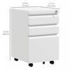 Vinsetto 3-drawer Vertical Filing Cabinet For Letter A4 Legal Size|Vinsetto Classeur Vertical A 2 Tiroirs Pour Lettre A4 Format Legal