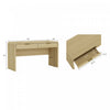 Grace Modern 54" Office Desk in Natural Oak (2-Drawer) | Bureau moderne Grace 54" en chene naturel (2 tiroirs)