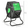 Outsunny 17 Gallon Composter, Compost Bin With Steel Legs|Outsunny Composteur De 17 Gallons, Bac A Compost Avec Pieds En Acier