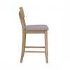 Jorissen Linen-Look Fabric Counter-Height Stool - Grey|Tabouret Jorissen de hauteur comptoir en tissu d’apparence lin - gris