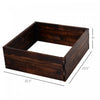 Outsunny Raised Garden Bed Elevated Wooden Planter Box For Backyard, Patio To Grow Vegetables, Herbs|Outsunny Carre Potager De Jardin Jardiniere Parterre De Fleurs Legumes Fruits Bois De Sapin Carbonis