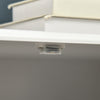 HOMCOM Kitchen Sideboard, Glass Door Buffet Cabinet with Adjustable Shelf