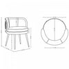 Kaya Modern Wood Velvet Dining Chair in Mint Green - Set of 2 | Chaise de salle a manger Kaya en bois moderne et velours vert menthe - Lot de 2