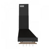 Forno Venezia 36 Inch Wall-Mounted Range Hood, Black-FRHWM5503-36BLK | Hotte de cuisiniere murale Venezia de 36 po, noir-FRHWM5503-36BLK
