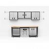 Gladiator Premier 24" Wall Gearbox - Silver Tread|Armoire murale GearBox de série Premier de 24 po de Gladiator - bande de roulement argentée