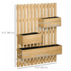 Outsunny Wall Mounted Garden Planter with Trellis for Patio Porch Balcony