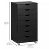 Vinsetto 7-drawer Vertical Filing Cabinet Office Storage Cabinet|Vinsetto Classeur Vertical A 7 Tiroirs Armoire De Rangement De Bureau