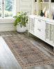 Zaina Traditional 2'6" x 8'0" Runner Rug in Grey Indoor Area Rug | Tapis Traditionnel Zaina 2'6" x 8'0" en Gris