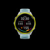 Garmin Forerunner 570 Smartwatch 47mm, Amoled, Amp Yellow Aluminum, Whitestone/turquoise, Gps Running Tracker, 11-day Battery