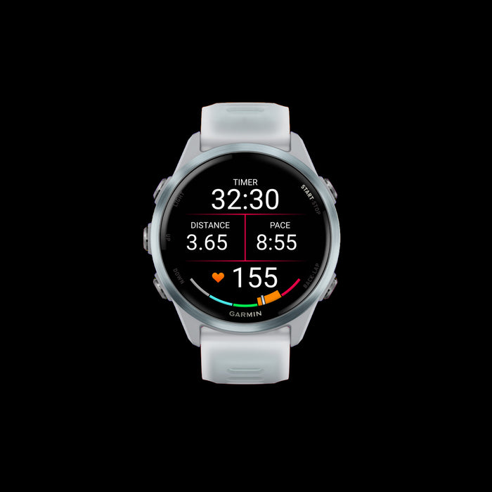 Garmin Forerunner 570 Smartwatch 42mm, Amoled, Cloud Blue Aluminum, Whitestone/blue, Gps Running Tracker, Fitness, 10-day Battery