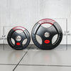 Soozier Weight Plates Set, 2-Inch Barbell Weight Set, 2 x 11lbs, 2 x 22lbs