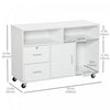 Homcom File Cabinet With 2 Lockable Drawers|Homcom Classeur Avec 2 Tiroirs Verrouillables