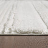 Quinto Cream Waves Shag Area Rug - 2'7" x 8'|Carpette à poil long Quinto crème à motif de vagues - 2 pi 7 po x 8 pi