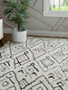 Aurelia Contemporary 5'3" x 7'2" Area Rug in Ivory Indoor Area Rug | Tapis Contemporain Aurelia 5'3" x 7'2" en Ivoire