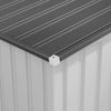 Outsunny 5 X 7ft Lean To Outdoor Storage Shed With Floor Foundation, Metal Garden Tool Storage House|Outsunny 5 X 7ft Pencher A Remise De Stockage, Organisateur De Maison De Stockage D'outils De Jardin
