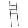 Umbra Modern Poplar Leana Ladder Coat Rack - Black|Portemanteau en échelle moderne Leana de Umbra en peuplier - noir