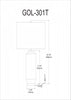 Dainolite Goliath 1 Light Ceramic Oversized Table Lamp White Finish Cylinder Shade|Très grande lampe de table Goliath de Dainolite en céramique, avec abat-jour cylindrique, fini blanc et 1 ampoule