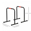Soozier Set Of 2 Dip Bar, Dip Station Push Up Station For Full Body Strength Training Home Gym Black|Soozier Lot De 2 Barres De Dips, Station De Traction Pour Entrainement Complet Du Corps, Salle De Gy