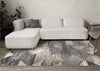 Dayton Grey Beige White Distressed Diamond Pattern Rug, 7'10" x 10'6" Indoor Area Rug | Tapis Dayton a motif de losanges vieillis, 7'10" x 10'6"