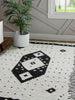 Lyra Contemporary 5'3" x 7'2" Area Rug in Ivory Indoor Area Rug | Tapis Contemporain Lyra 5'3" x 7'2" en Ivoire