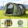 Outsunny Pop-Up Camping Tent for 4-5 Person, Green