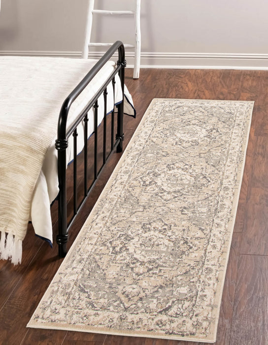 Priya Grey Area Rug - 2'8\" x 8'2\"
