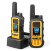 2 Dewalt Dxfrs800 Walkie Talkies Plus Earpieces - 2 Watt, Heavy Duty, 22 Channel Long Range Two Way |2 Dewalt Dxfrs800 Talkies Walkie Plus Earpieces - 2 Watt, Heavy Duty, 22 Channel Long Range Two Way