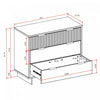 Granville Modern 2-Piece Dresser Set in Light Gray | Ensemble de commode 2 pieces Granville Modern en gris clair