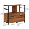 Vinsetto File Cabinet With Hanging Bars For A4 Letter Legal Size|Vinsetto Meuble De Classement Avec Tiroir, Barres De Suspension