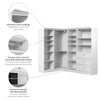 Bestar Versatile 97 W Walk-In Closet Organizer - White|Organisateur de pièce-penderie Versatile de Bestar de 97 po (L) - blanc