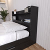 Nordika Hunter Bookcase Full Headboard - Black|Tête de lit bibliothèque Hunter Nordika - noire