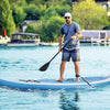 Goplus Large Inflatable Sup Board, Portable Paddle Board With 5d Rings Stand Up Paddle Board For Youth & Adult Blue