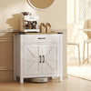 HOMCOM Sideboard Buffet Cabinet w/ Drawer and Shelf, Farmhouse Sideboard