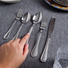 Arimi Angela Italian Stainless Steel 20 Piece Flatware Set - Service For 4|Ensemble De Couverts En Acier Inoxydable Italien Arimi Angela, 20 Pieces - Service Pour 4