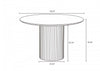 Hathaway and Jardin Modern Industry Chic 7-Piece Dining Set in Oatmeal and Natural Dining Room Set | Ensemble de salle a manger moderne industriel chic Hathaway et Jardin 7 pieces en flocon d’avoine et naturel