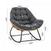 Benson Modern 3-Piece Lounge Chair Set in Gray | Ensemble moderne Benson de 3 fauteuils lounge en gris